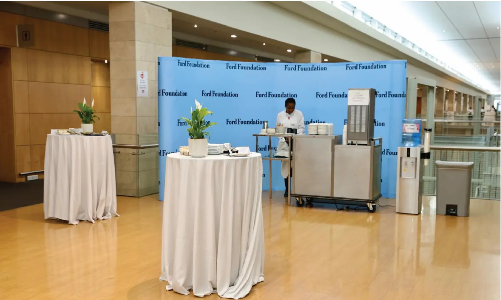 Branded Better Measure brand activation stand at a corporate event
